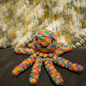 Polip, Játék & Sport, Plüssállat & Játékfigura, Polip, Hímzés, Horgolás, MESKA
