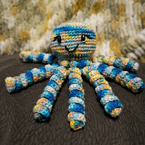 Polip, Játék & Sport, Plüssállat & Játékfigura, Polip, Hímzés, Horgolás, MESKA