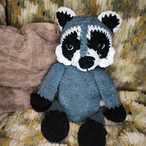 Mosómedve, Játék & Sport, Plüssállat & Játékfigura, Más figura, Horgolás, Varrás, MESKA