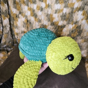 Zöld óriás teknős  - játék & sport - plüssállat & játékfigura - más figura - Meska.hu