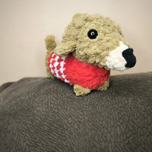 Mini tacskó - játék & sport - plüssállat & játékfigura - kutya - Meska.hu