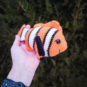 Horgolt bohóchal - játék & sport - plüssállat & játékfigura - hal - Meska.hu