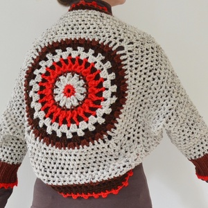 Mandala boleró, Ruha & Divat, Női ruha, Bolero, Horgolás, MESKA