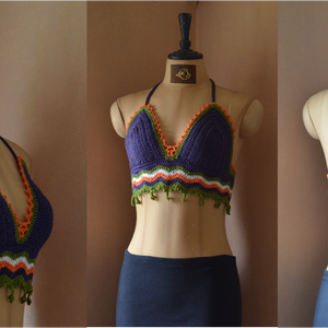 Sziget bralette top - ruha & divat - női ruha - top - Meska.hu