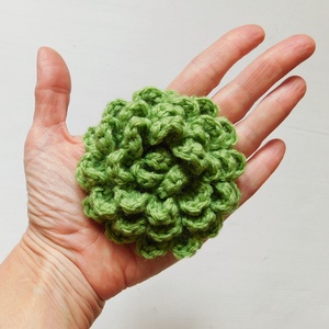 MINTALEÍRÁS - Horgolt rózsa 3 méretben - diy (csináld magad) - szabásminta, útmutató - horgolási minta - Meska.hu