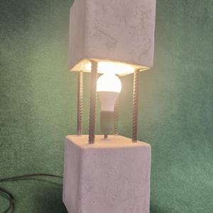 Beton lámpa - otthon & életmód - lámpa - állólámpa - Meska.hu
