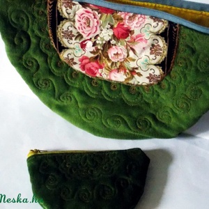 Angolkert- rózsás romantikus kord táska  Azonnal vihető! - Meska.hu