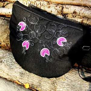 Tulipános táska- Készleten!, Táska & Tok, Kézitáska & válltáska, Vállon átvethető táska, Varrás, MESKA