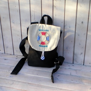 Tengerész hátizsák kisfiúknak - Meska.hu