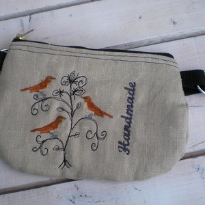 Virágos övtáska - Meska.hu