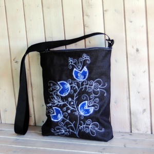 Ella Tulipános virágos táska, laptop táska -  - Meska.hu