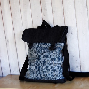 Chevron mintás hátizsák - Meska.hu