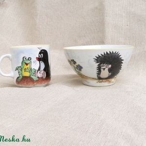 Kisvakondos étkészlet -  - Meska.hu