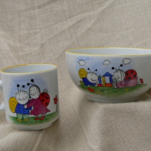 Bogyó és Babóca étkészlet  -  - Meska.hu