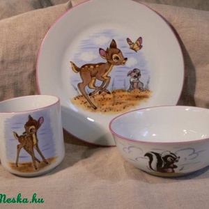 Bambi étkészlet -  - Meska.hu