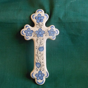 Kerámia kereszt   -  - Meska.hu