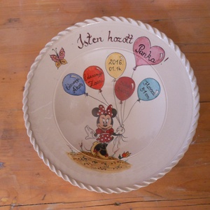 Minnie egérkés dísztál  - otthon & életmód - dekoráció - dísztárgy - Meska.hu