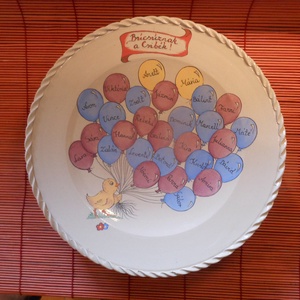 Lufis - csibés  emlék tál - otthon & életmód - dekoráció - asztal és polc dekoráció - dekorációs tál, tartó - Meska.hu