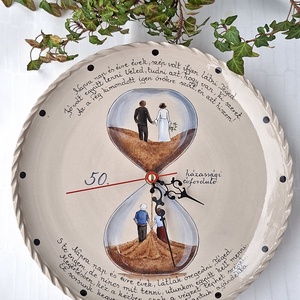 Ünnepi óra, Esküvő, Dekoráció, Tálalás, Kerámia, MESKA