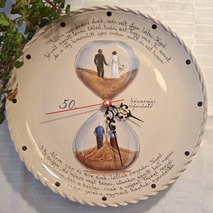 Ünnepi óra - esküvő - dekoráció - tálalás - Meska.hu