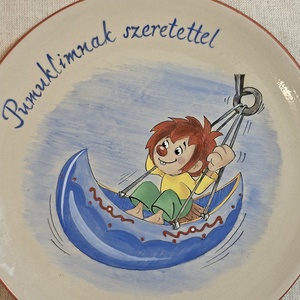 Pumuklis tányér beke részére - otthon & életmód - konyhafelszerelés, tálalás - tálalás - tányér & étkészlet - Meska.hu