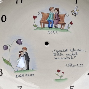 Boglárka órája - otthon & életmód - dekoráció - fali és függő dekoráció - falióra & óra - Meska.hu