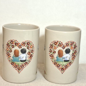 Bögrék Timinek - otthon & életmód - konyhafelszerelés, tálalás - tálalás - tányér & étkészlet - Meska.hu