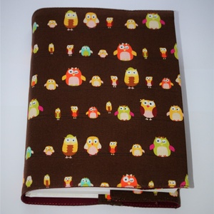Textil könyvborító - otthon & életmód - papír, írószer - könyv- és füzetborító - Meska.hu