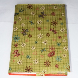 Textil könyvborító, Otthon & Életmód, Papír, írószer, Könyv- és füzetborító, Varrás, MESKA