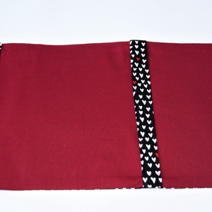 Textil könyvborító - otthon & életmód - papír, írószer - könyv- és füzetborító - Meska.hu