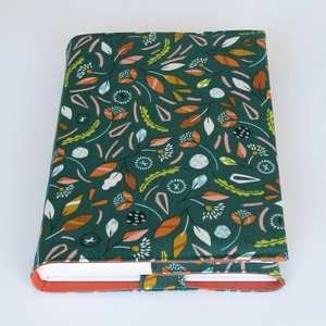 Textil könyvborító - otthon & életmód - papír, írószer - könyv- és füzetborító - Meska.hu