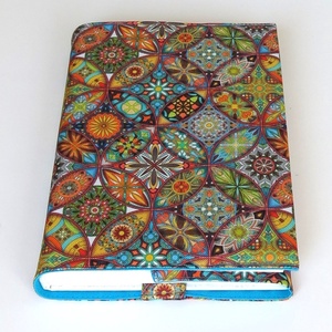 Gyöngyvászon / textil könyvborító, Otthon & Életmód, Papír, írószer, Könyv- és füzetborító, Varrás, MESKA