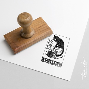 Egyedi könyvbélyegző - Ex Libris - Meska.hu