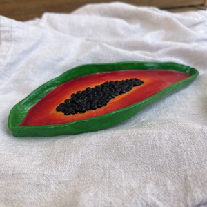 Ékszertartó tálca papaya - ékszer - ékszertartó - ékszertartó tál - Meska.hu