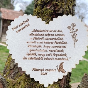 Ballagási ajándék hűtőmágnes tanárnak, óvónéninek , Otthon & Életmód, Konyhafelszerelés, tálalás, Konyhai dekoráció, Hűtőmágnes, Gravírozás, pirográfia, MESKA