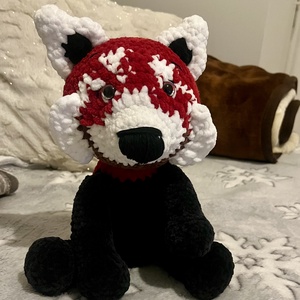 Karcsi a vörös panda , Játék & Sport, Plüssállat & Játékfigura, Más figura, Horgolás, MESKA