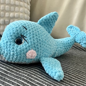 Delfin , Játék & Sport, Plüssállat & Játékfigura, Más figura, Horgolás, MESKA