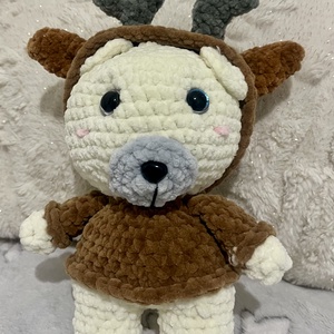 Rénszarvas pulcsis maci  - Meska.hu