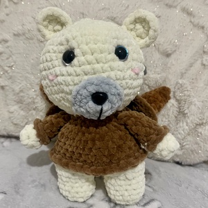 Rénszarvas pulcsis maci  - játék & sport - plüssállat & játékfigura - maci - Meska.hu