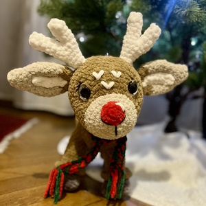 Rudolf a rénszarvas  - játék & sport - plüssállat & játékfigura - más figura - Meska.hu