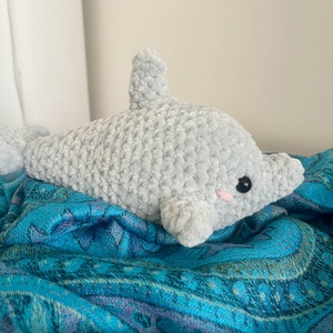 Dolph a delfin , Játék & Sport, Plüssállat & Játékfigura, Delfin, bálna, Horgolás, MESKA