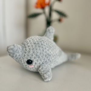 Dolph a delfin  - játék & sport - plüssállat & játékfigura - delfin, bálna - Meska.hu