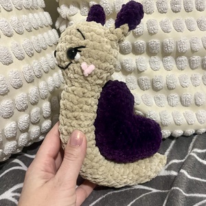 Csigusz, a kedves amigurumi csiga - játék & sport - plüssállat & játékfigura - csiga - Meska.hu