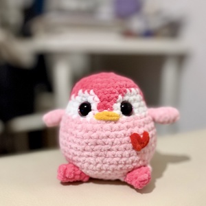 Horgolt pingvinpár � pihe-puha amigurumi ajándék - játék & sport - plüssállat & játékfigura - pingvin - Meska.hu