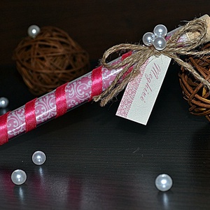 Kémcsöves esküvői meghívó -  - Meska.hu