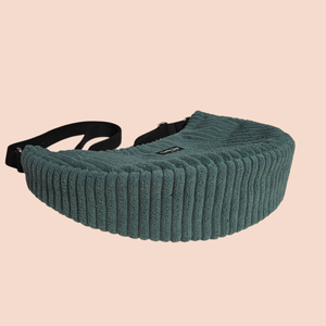 Sötétmenta oldaltáska - táska & tok - kézitáska & válltáska - vállon átvethető táska - Meska.hu