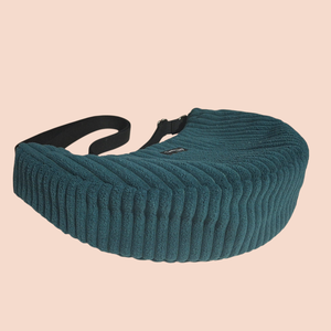 Petrol színű oldaltáska - táska & tok - kézitáska & válltáska - vállon átvethető táska - Meska.hu