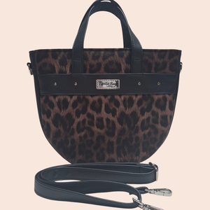 Párduc mintás kézi és válltáska - táska & tok - kézitáska & válltáska - vállon átvethető táska - Meska.hu