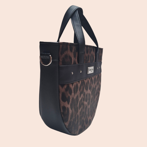 Párduc mintás kézi és válltáska - táska & tok - kézitáska & válltáska - vállon átvethető táska - Meska.hu