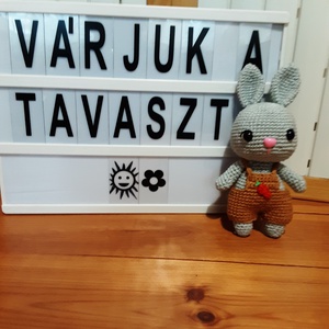 Horgolt nyuszi - játék & sport - plüssállat & játékfigura - nyuszi - Meska.hu